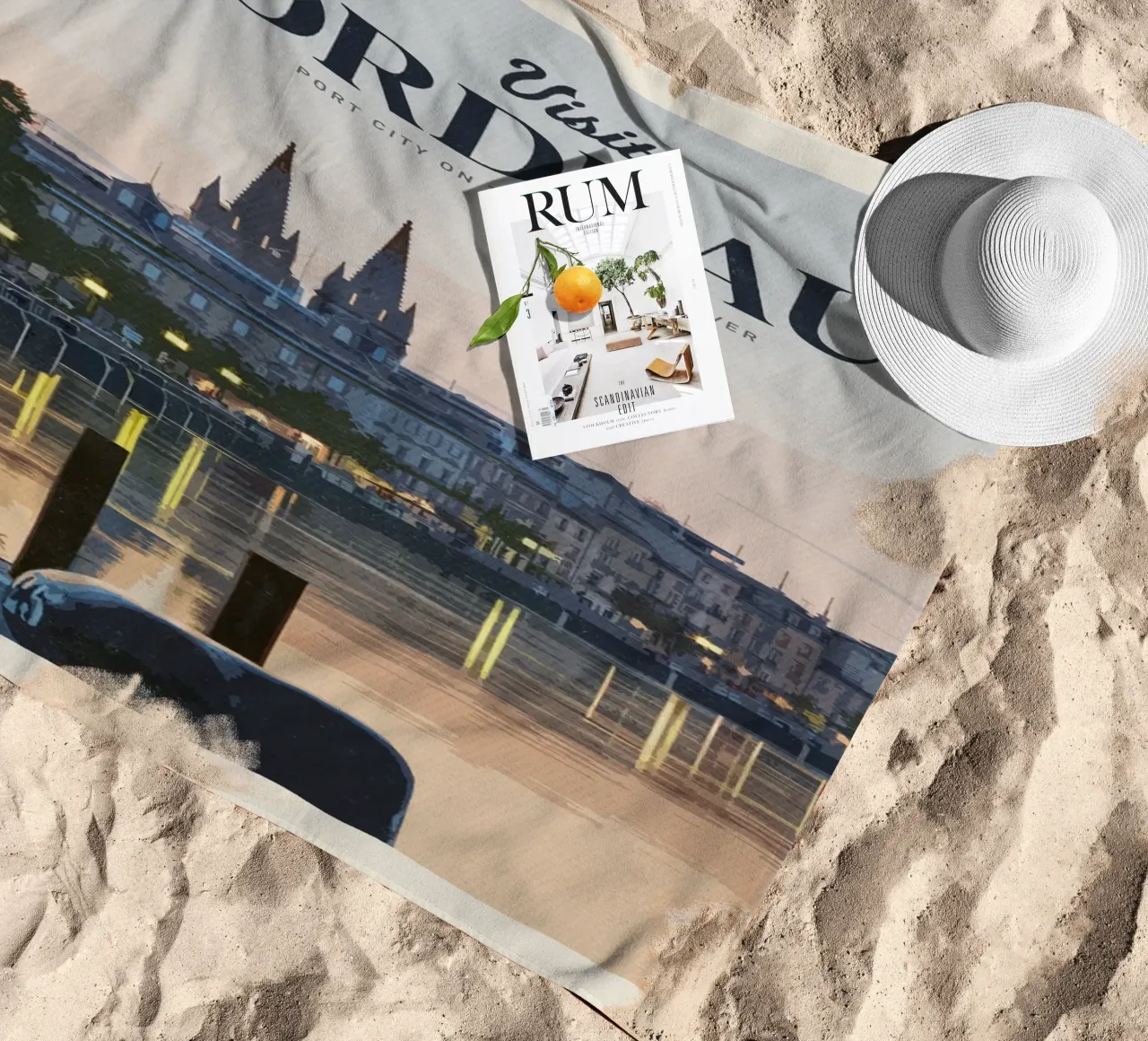 Viaggio a Bordeaux telo mare da Mercury Club