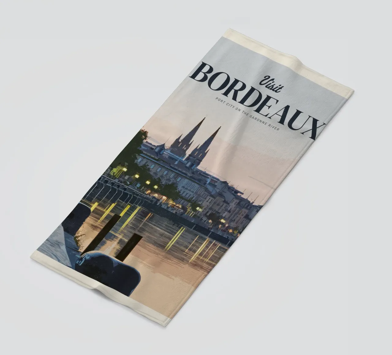 Viaggio a Bordeaux telo mare da Mercury Club