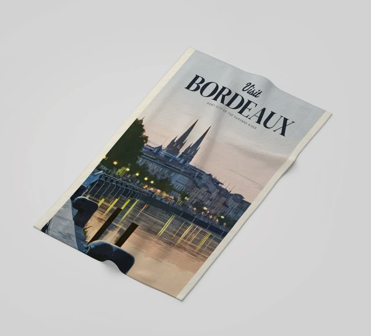 Viaggio a Bordeaux telo mare da Mercury Club