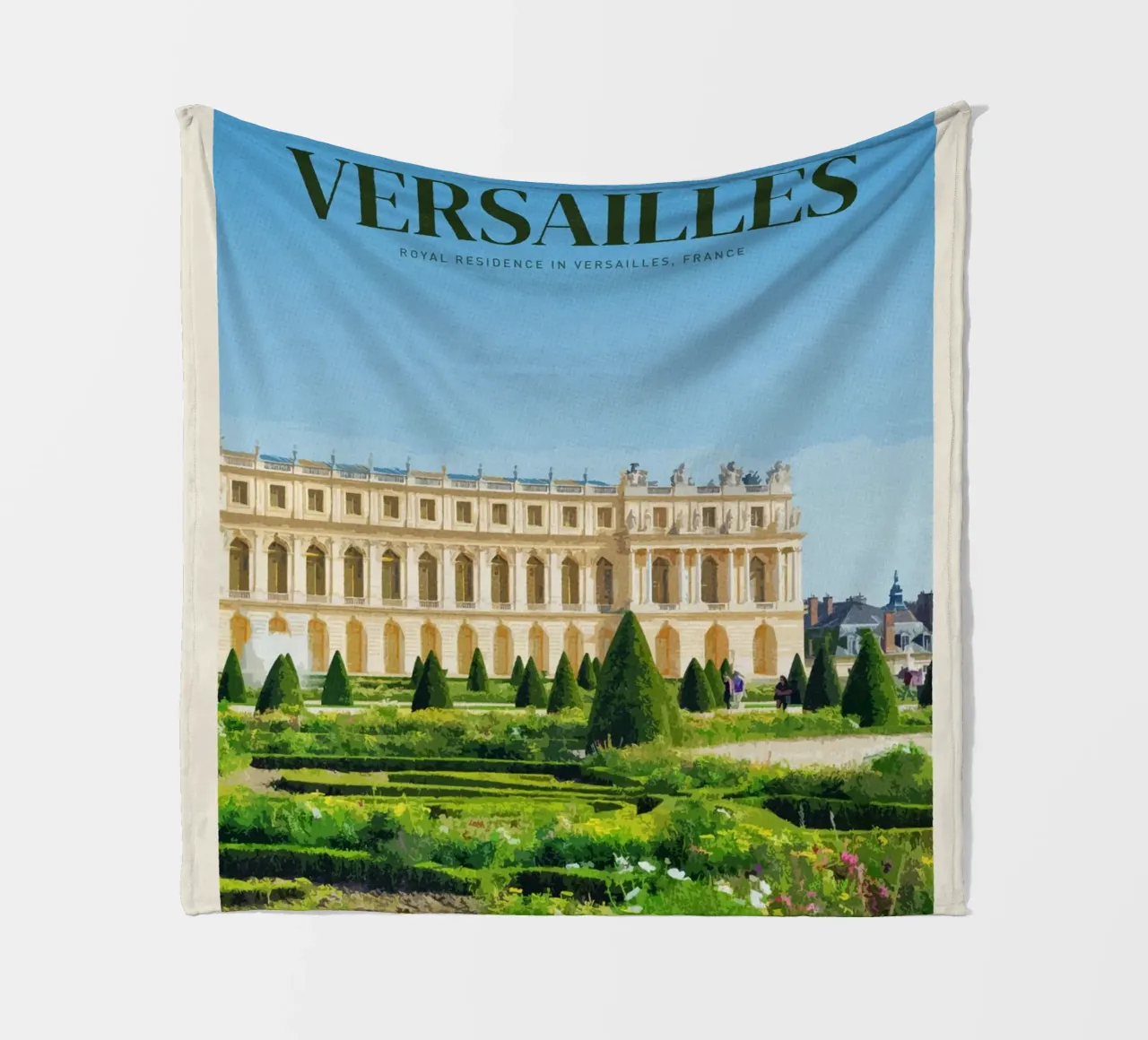 Viaggio a Versailles coperta in pile da Mercury Club