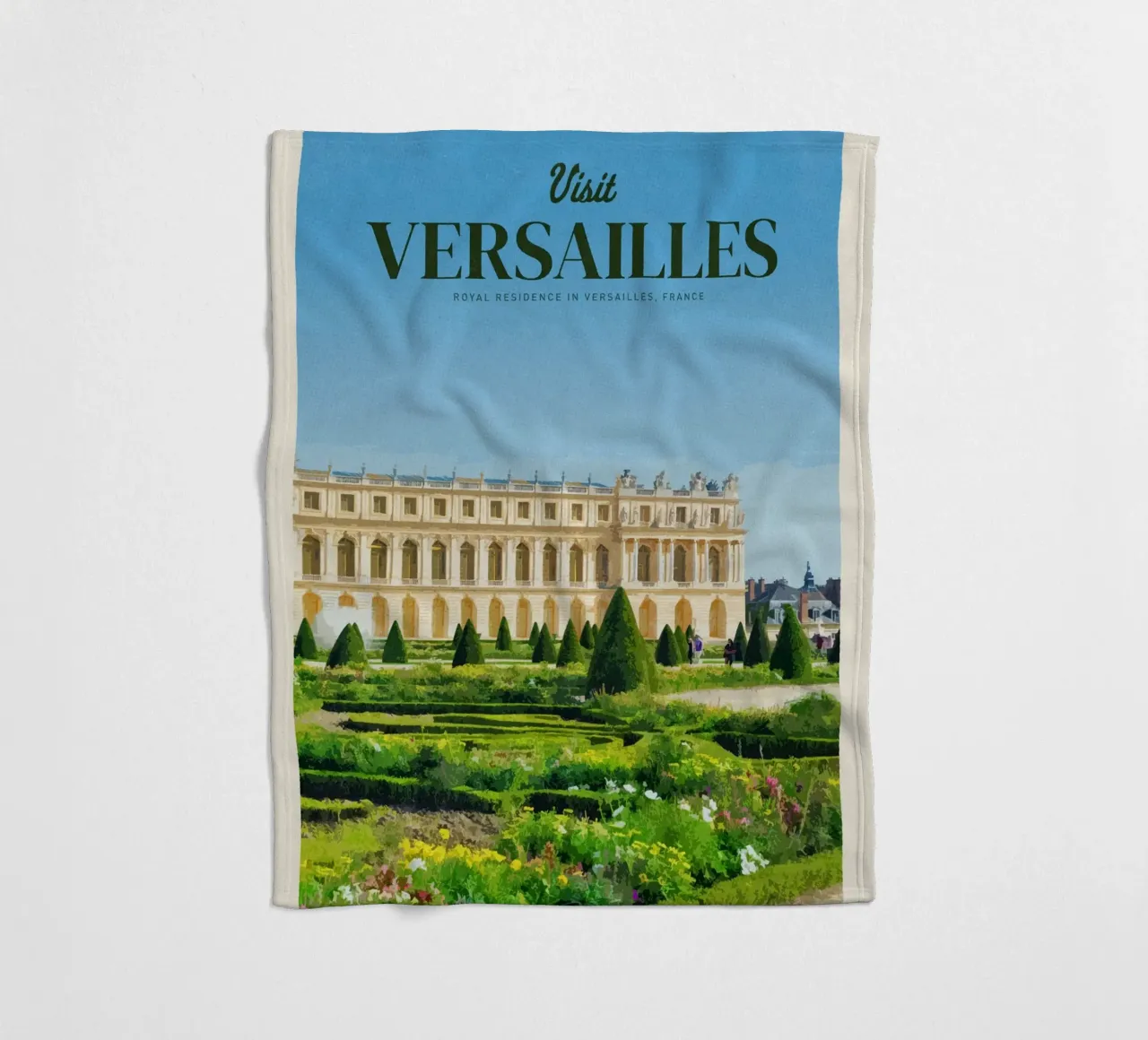 Viaggio a Versailles coperta in pile da Mercury Club