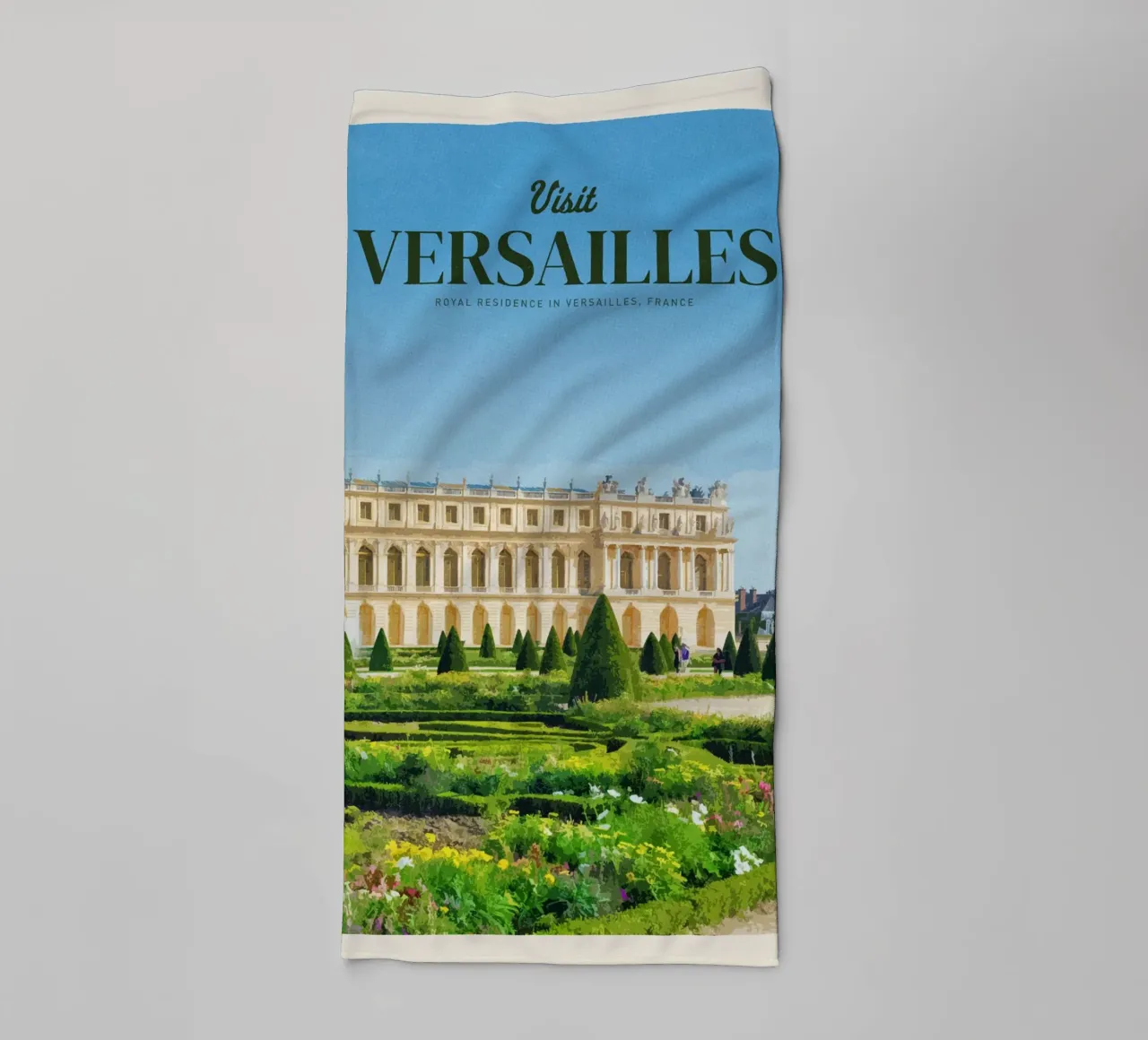 Viaggio a Versailles asciugamano da bagno da Mercury Club