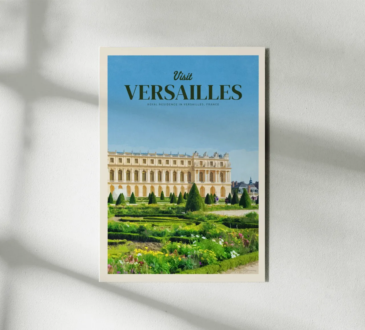 Viaggio a Versailles alluminio dibond da Mercury Club