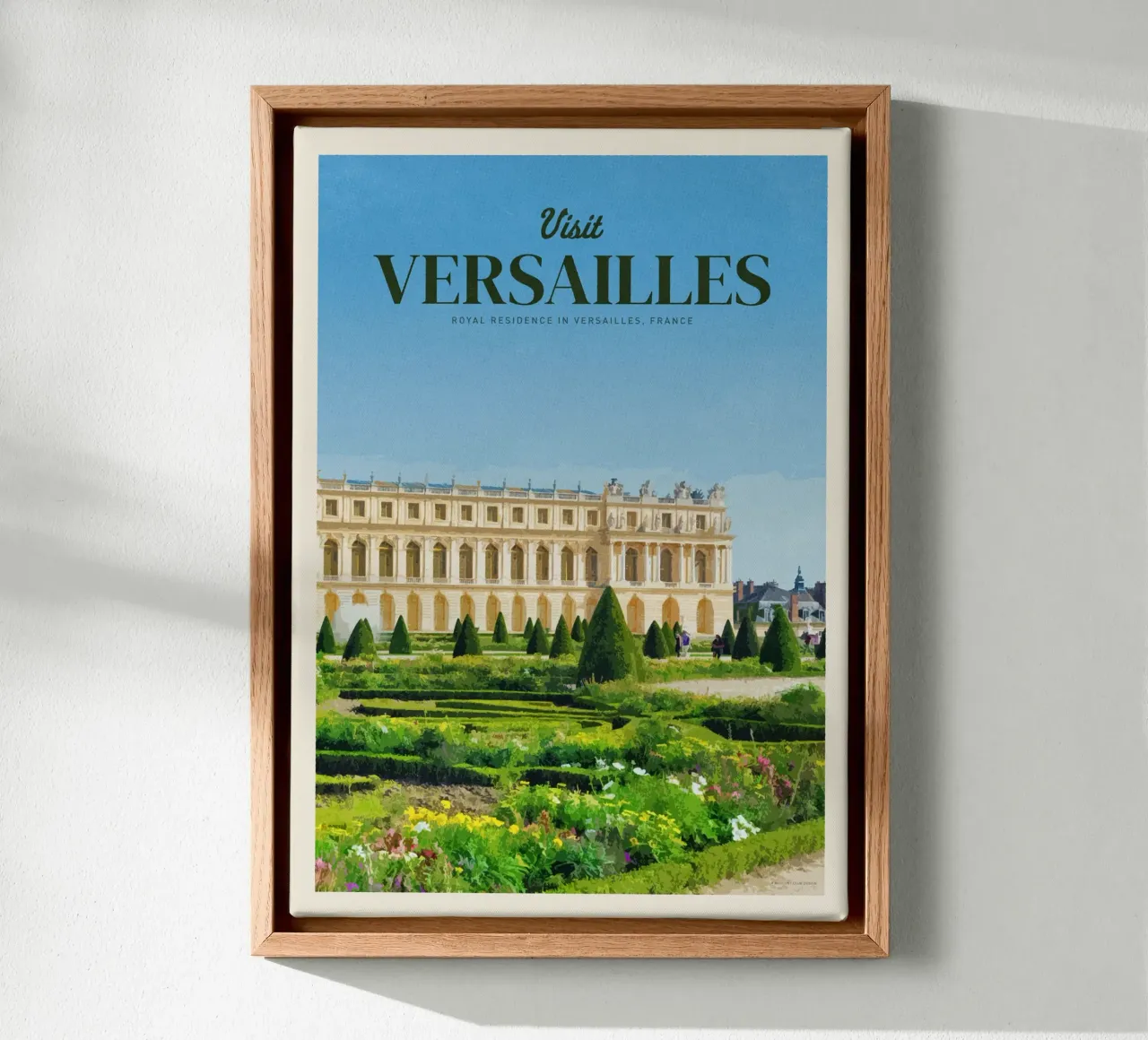 Travel to Versailles canvas by Mercury Club