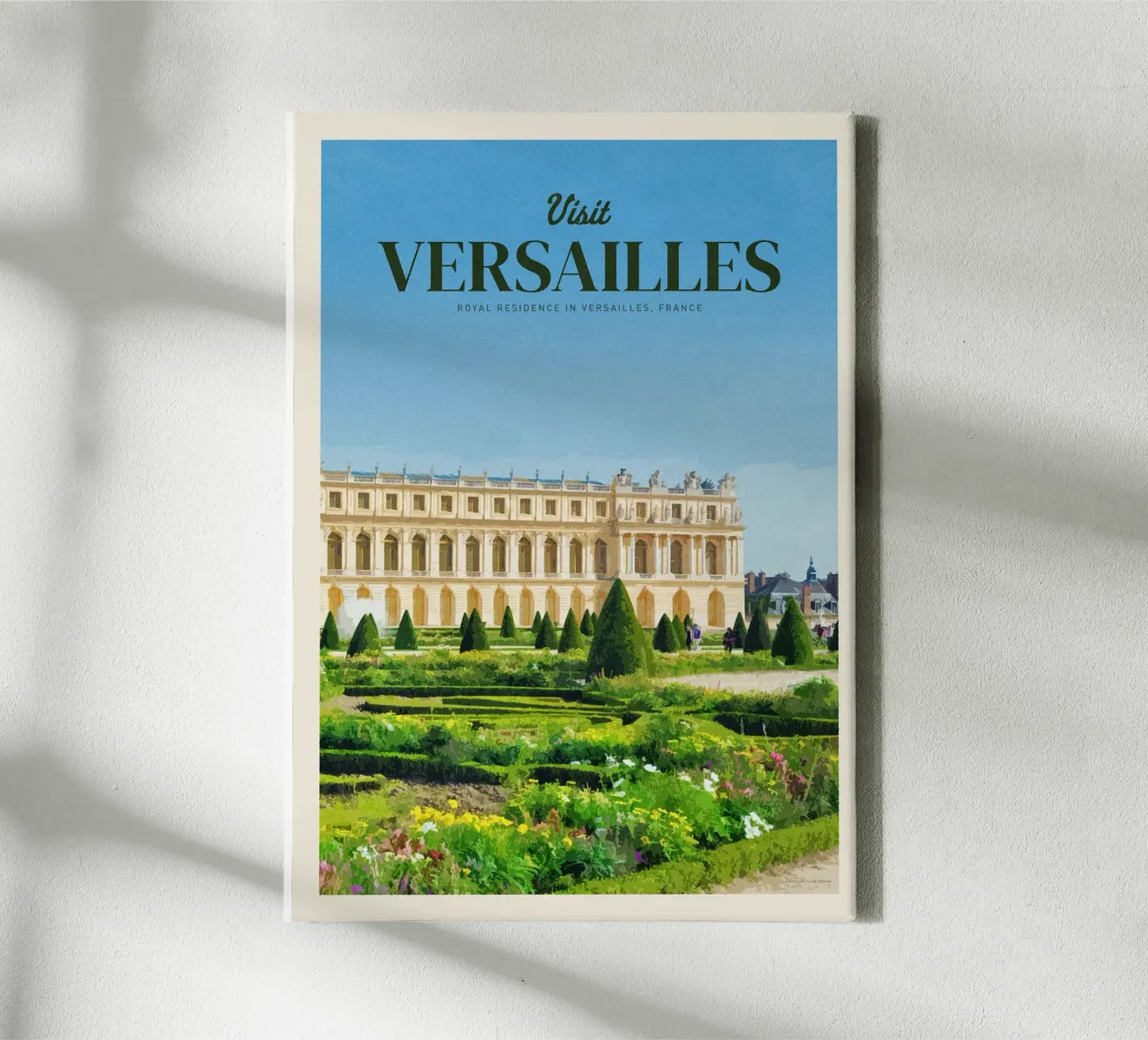 Travel to Versailles canvas by Mercury Club