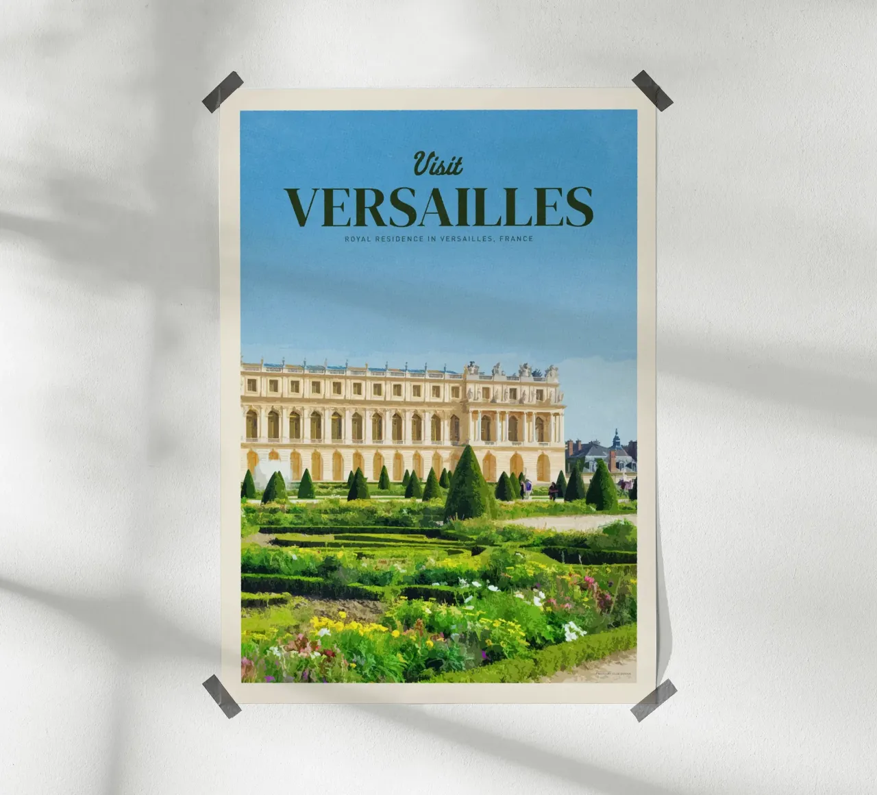 Viaggio a Versailles carta hahnemühle da Mercury Club