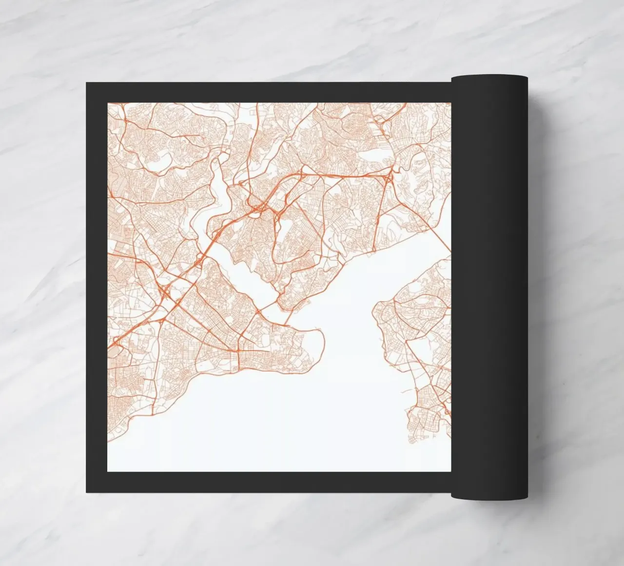 Traffic Istanbul Red zerbino da Urban Maps
