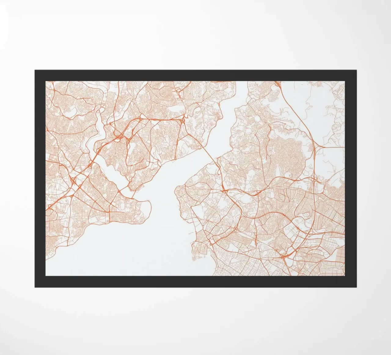 Traffic Istanbul Red zerbino da Urban Maps