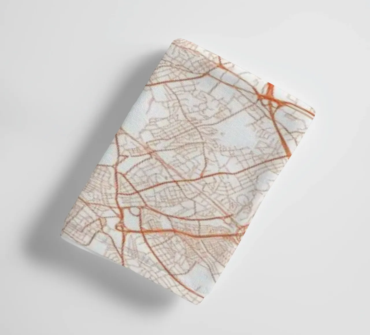 Traffic Istanbul Red asciugamano da bagno da Urban Maps