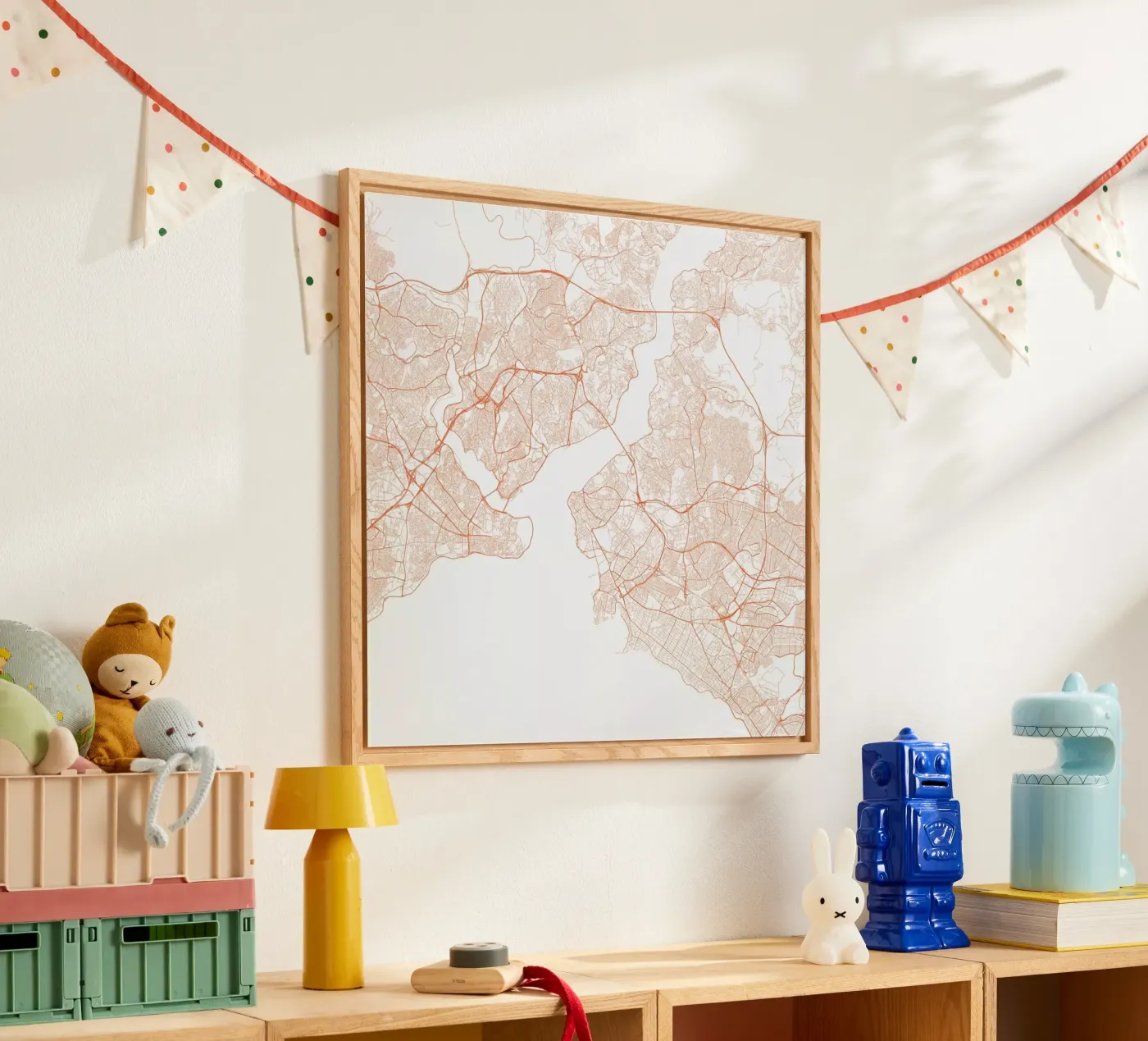 Traffic Istanbul Red plexiglass da Urban Maps