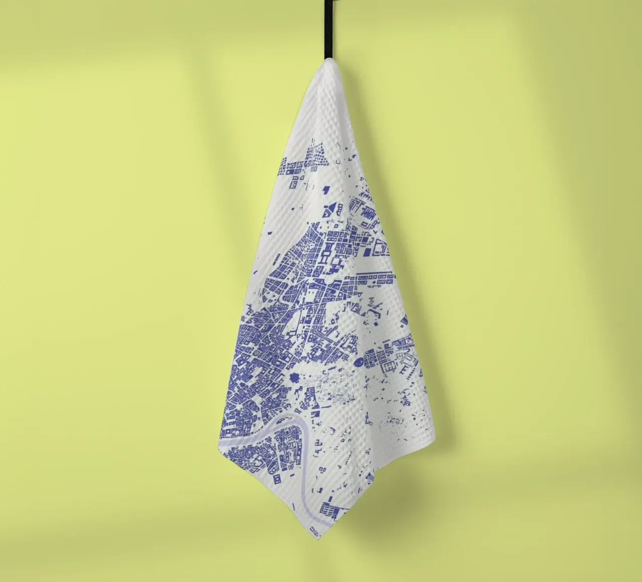 Rome Blue tea towel by Urban Maps