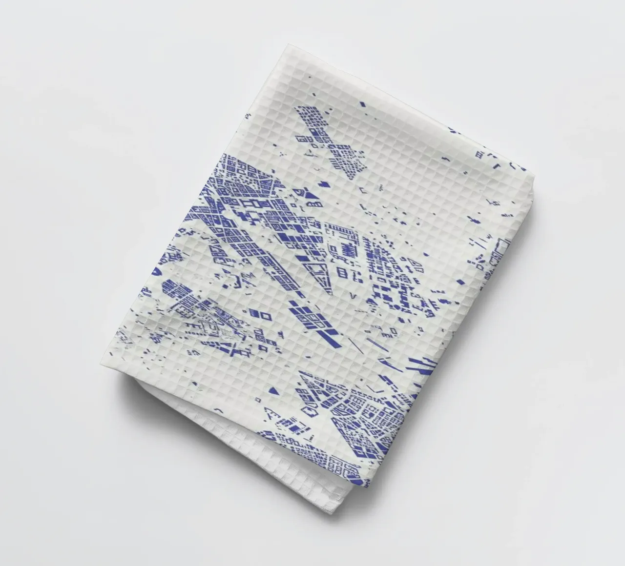 Rome Blue tea towel by Urban Maps