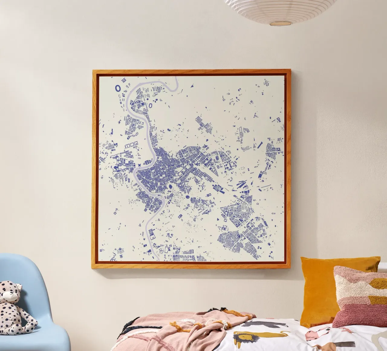 Rome Blue plexiglass da Urban Maps