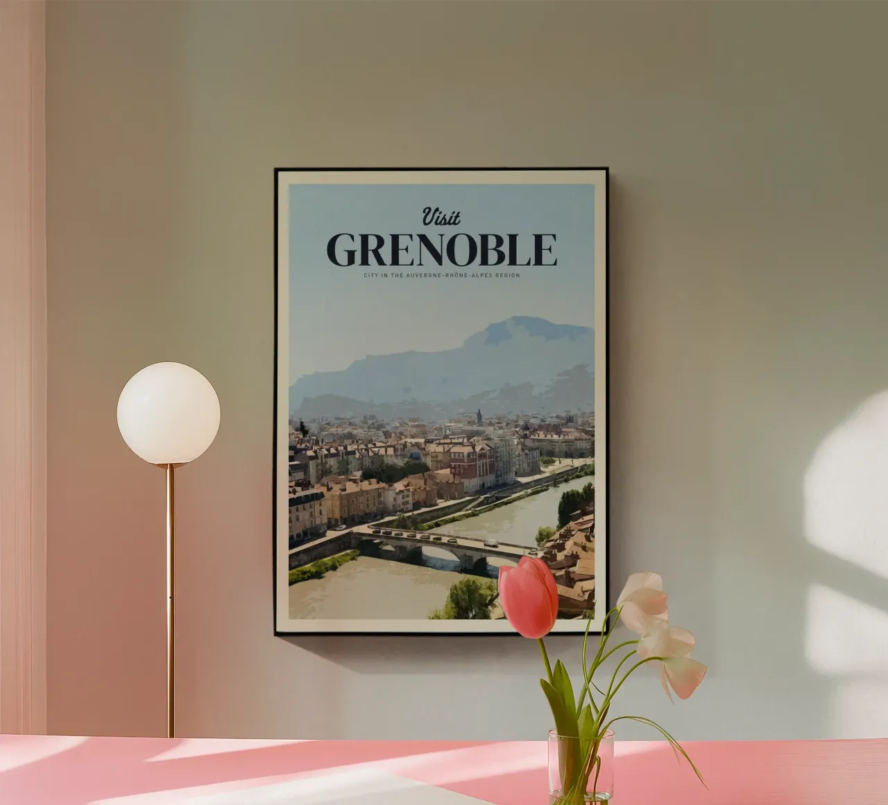 Travel to Grenoble acrylic glass by Mercury Club