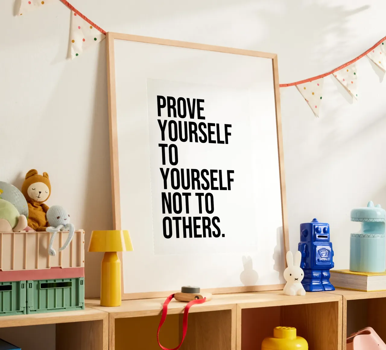 Prove yourself to yourself not to others quote hahnemühle by Paigaam Studio