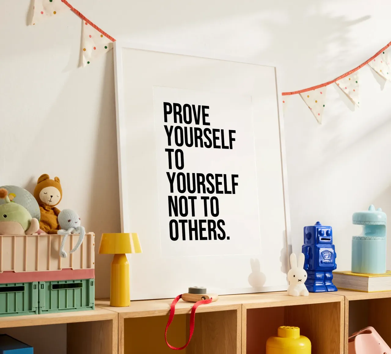 Prove yourself to yourself not to others quote hahnemühle by Paigaam Studio