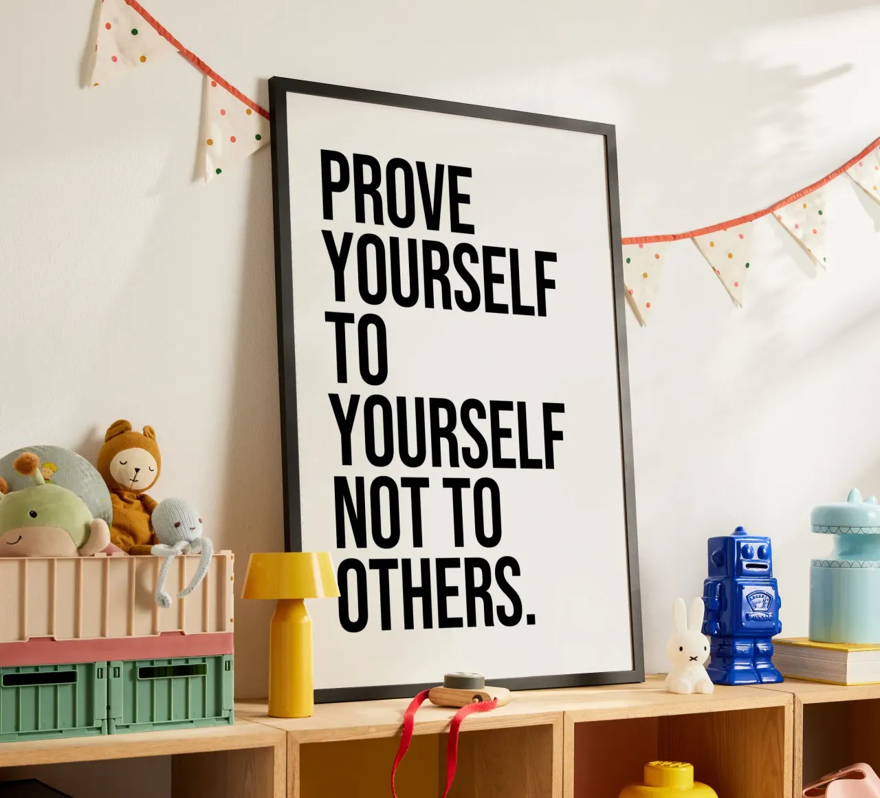 Prove yourself to yourself not to others quote hahnemühle by Paigaam Studio