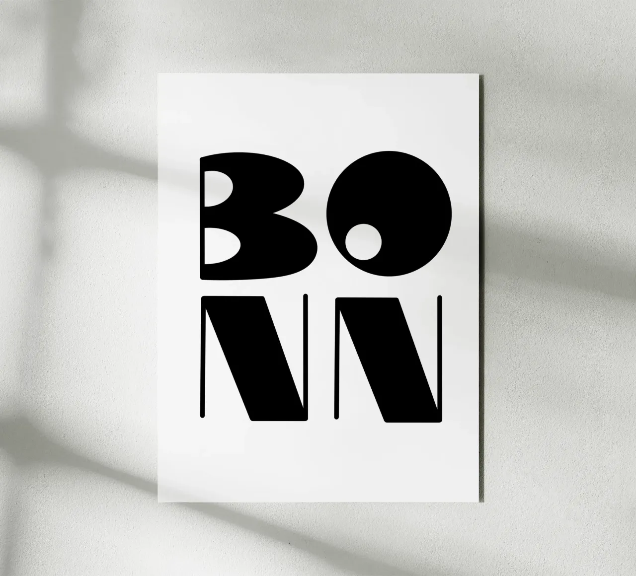 BONN alluminio dibond da LIMITED EDITION LETTERS