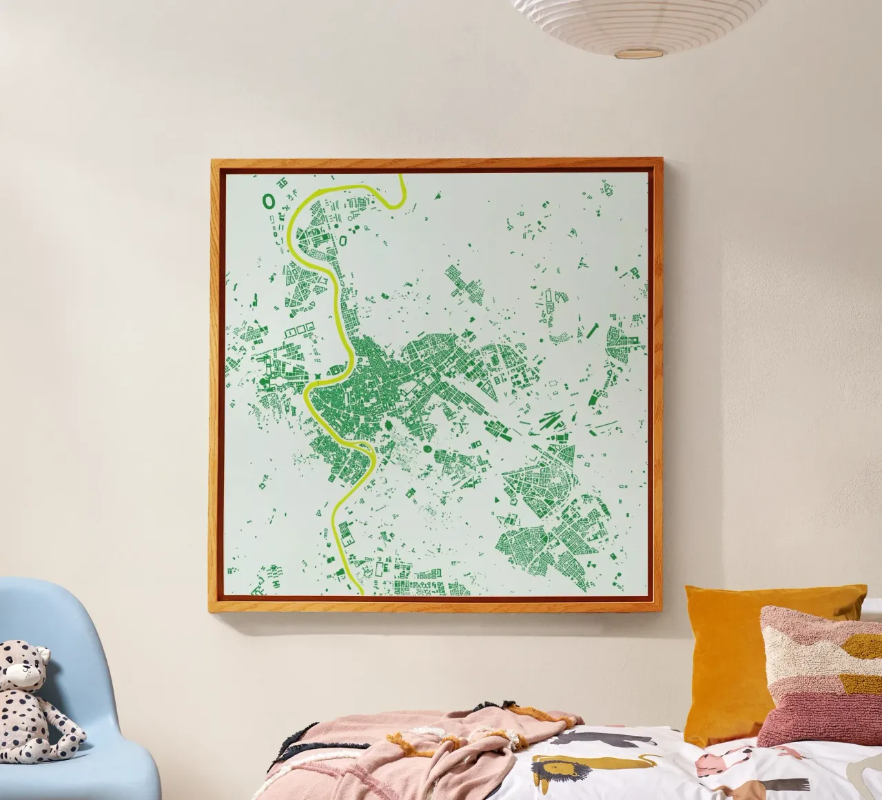 Rome Green plexiglass da Urban Maps