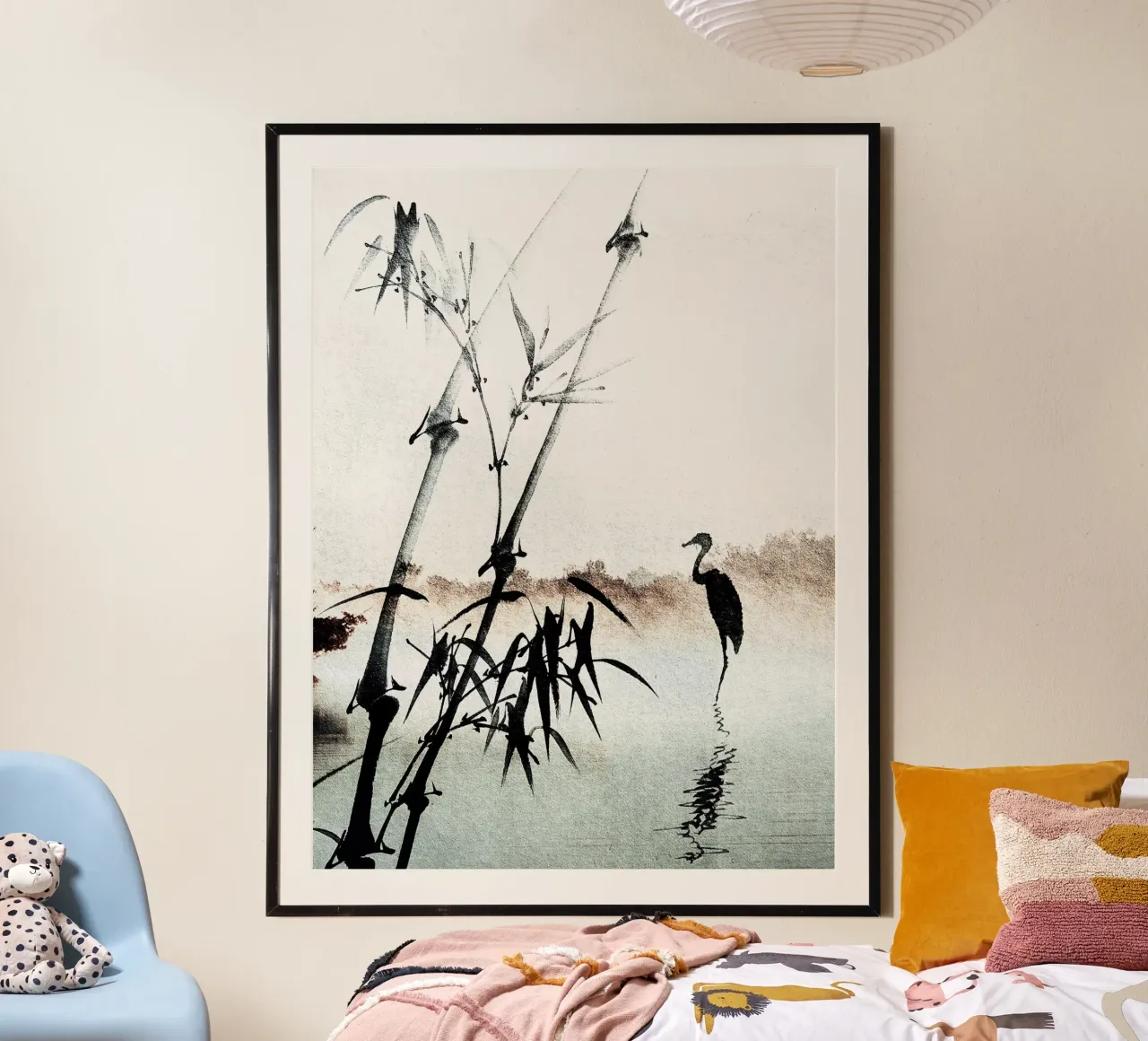 Japan Harmony No 17 poster con telaio in plastica da treechild