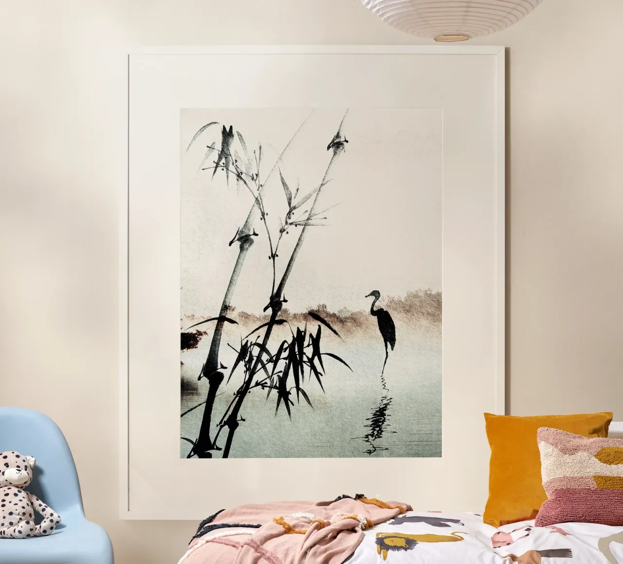 Japan Harmony No 17 poster con telaio in plastica da treechild