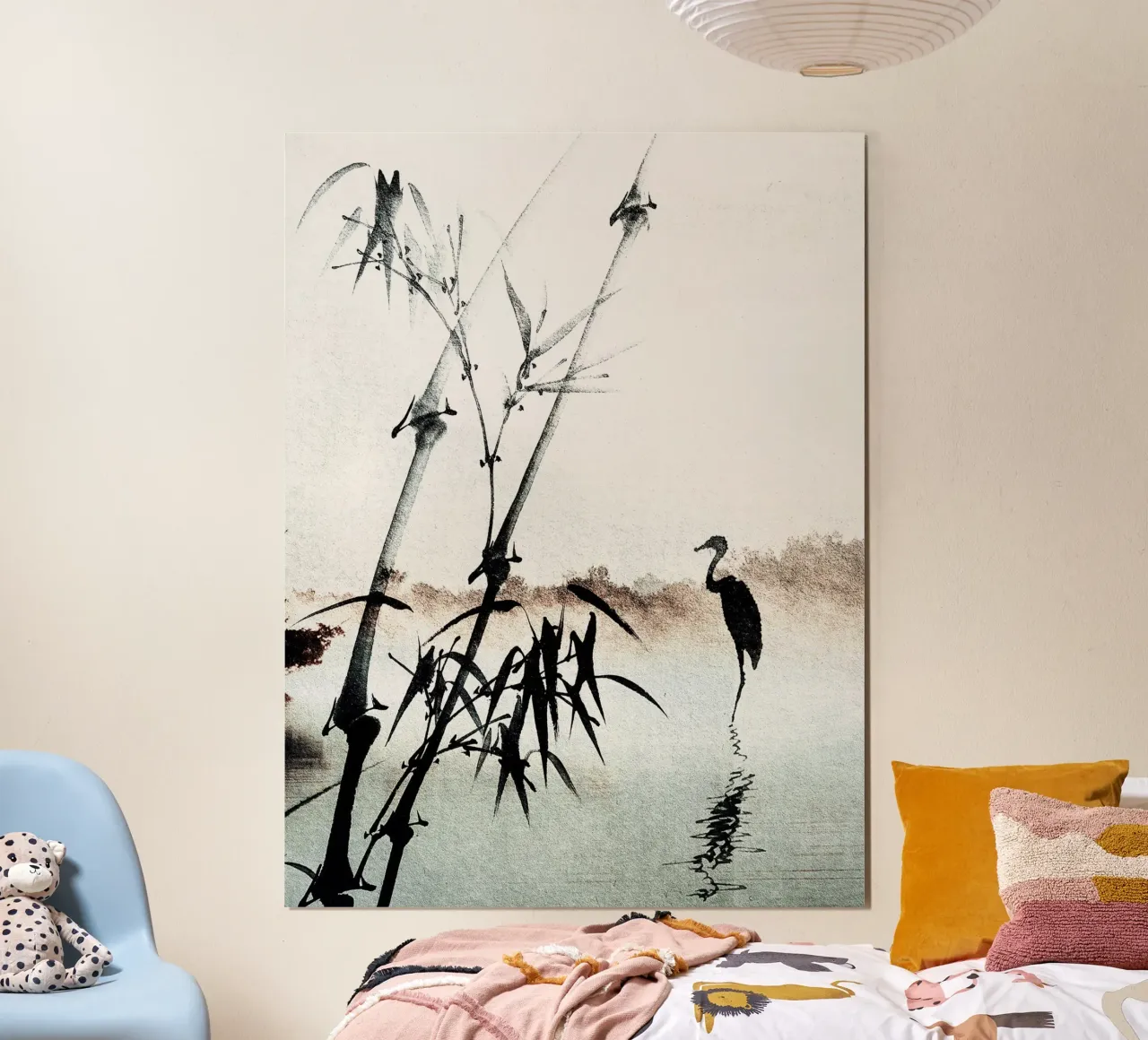 Japan Harmony No 17 poster con telaio in plastica da treechild