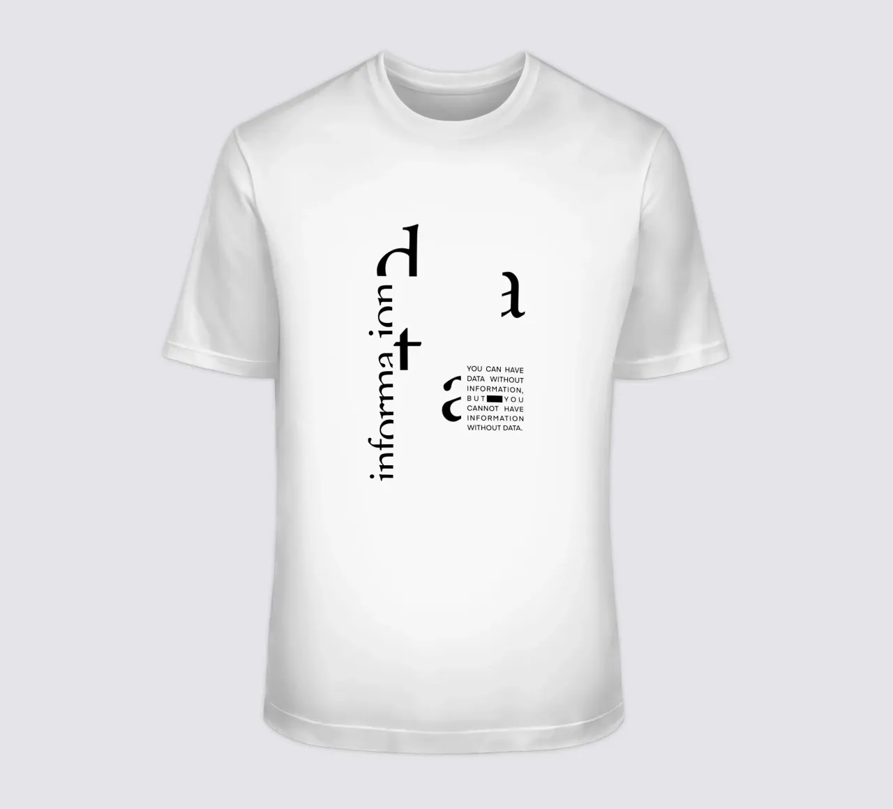 Statement Poster, Data Science, Poster Daten, Datenanalyse t-shirt da LIMITED EDITION LETTERS