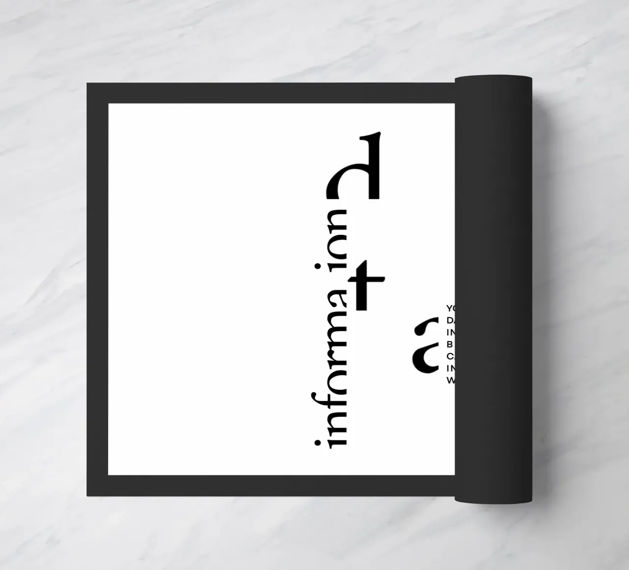 Statement Poster, Data Science, Poster Daten, Datenanalyse zerbino da LIMITED EDITION LETTERS