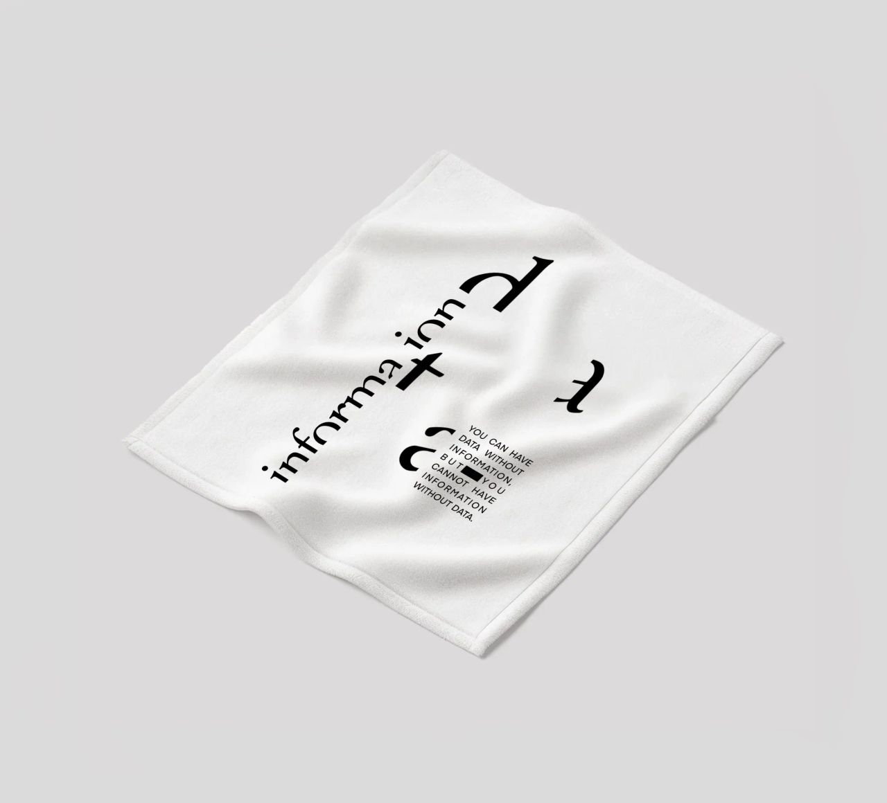 Data without information coperta in pile da LIMITED EDITION LETTERS