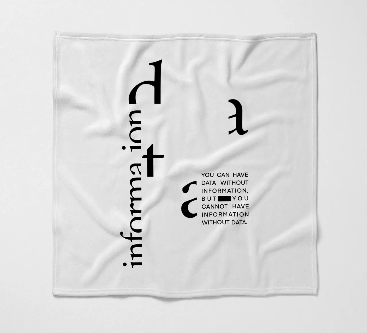 Statement Poster, Data Science, Poster Daten, Datenanalyse coperta in pile da LIMITED EDITION LETTERS