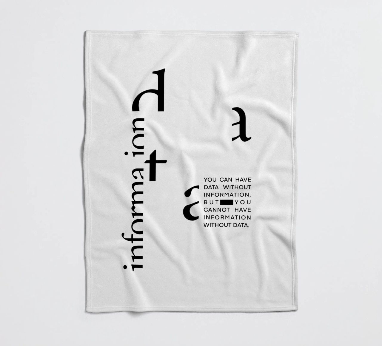 Data without information coperta in pile da LIMITED EDITION LETTERS