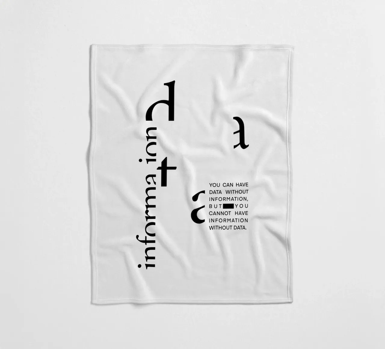 Statement Poster, Data Science, Poster Daten, Datenanalyse coperta in pile da LIMITED EDITION LETTERS