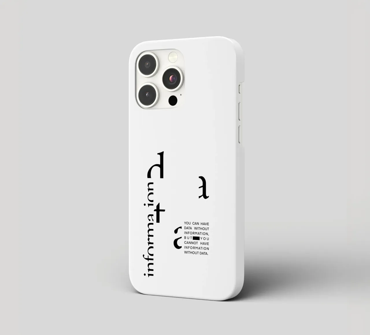 Statement Poster, Data Science, Poster Daten, Datenanalyse cover iphone da LIMITED EDITION LETTERS