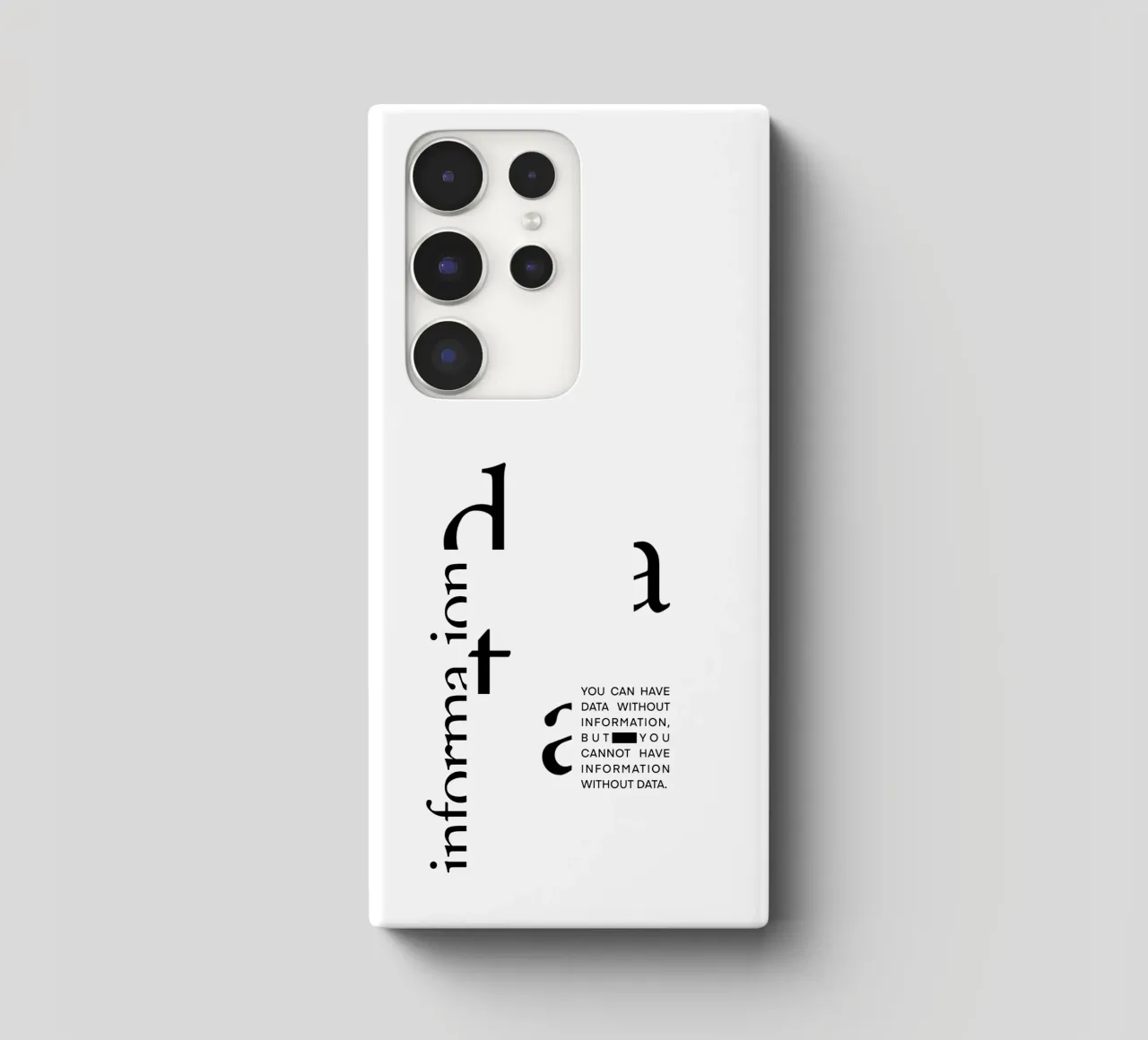 Statement Poster, Data Science, Poster Daten, Datenanalyse cover samsung da LIMITED EDITION LETTERS