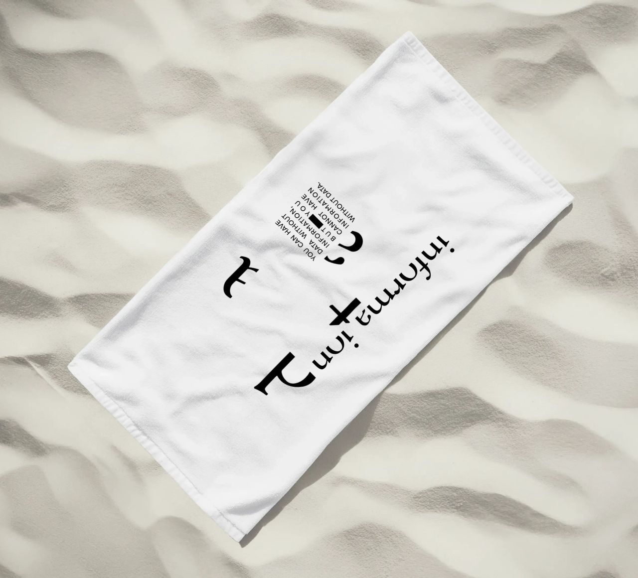 Data without information telo mare da LIMITED EDITION LETTERS