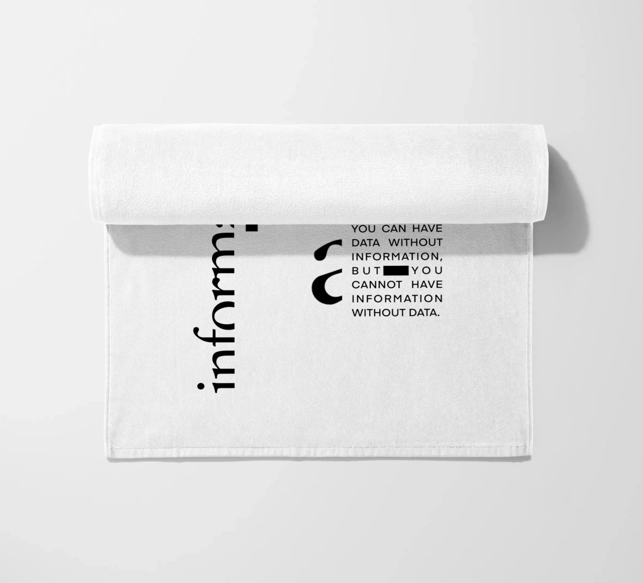 Data without information telo mare da LIMITED EDITION LETTERS