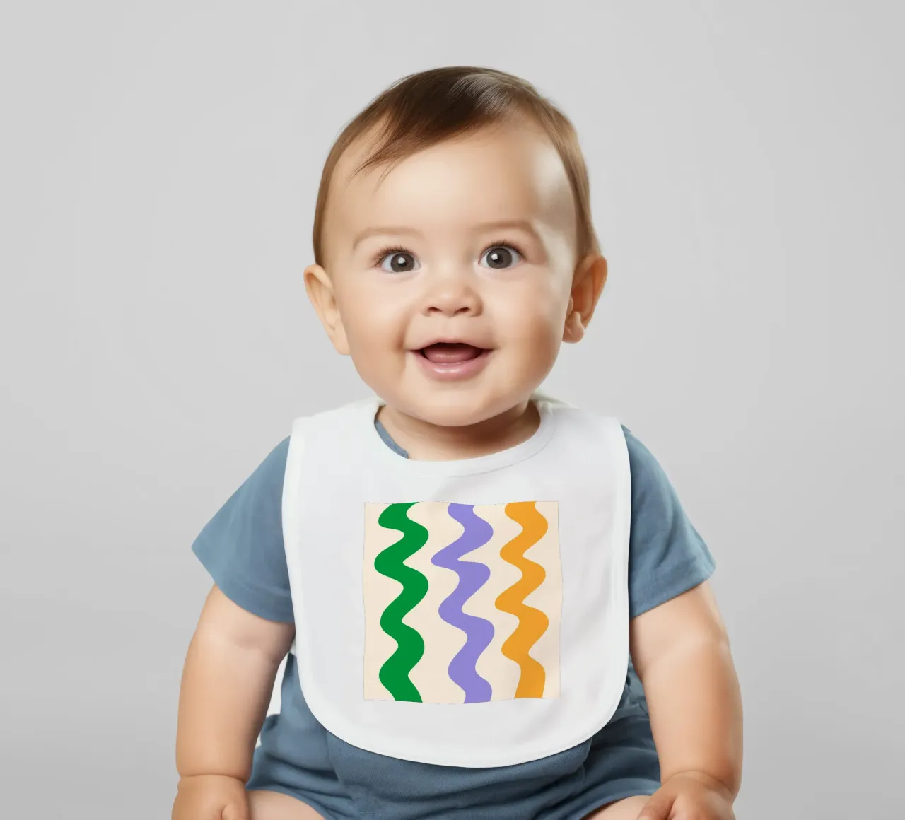 Linee a ghirigori bavaglino da Wackapacka