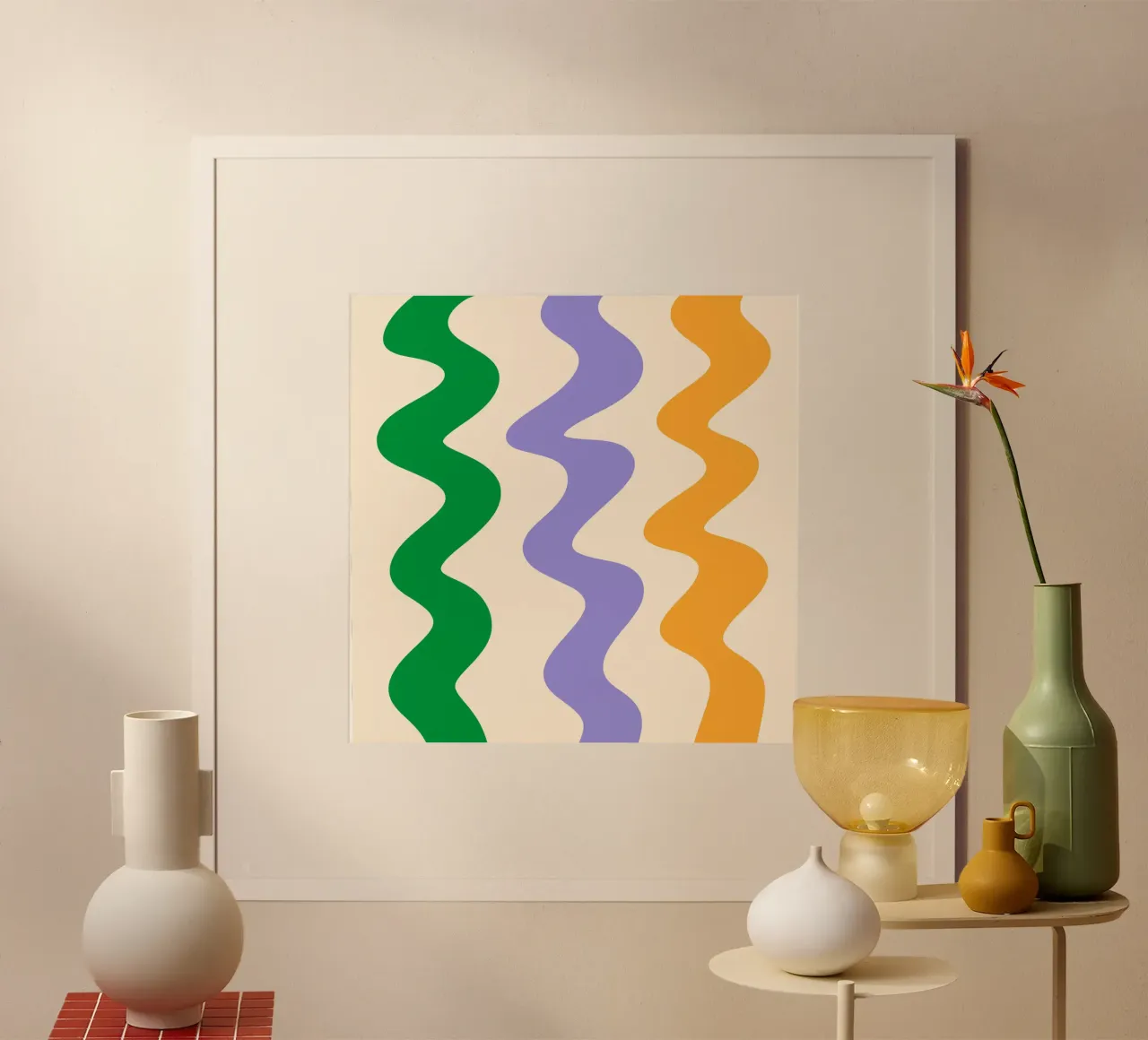 Squiggly lines poster by Wackapacka