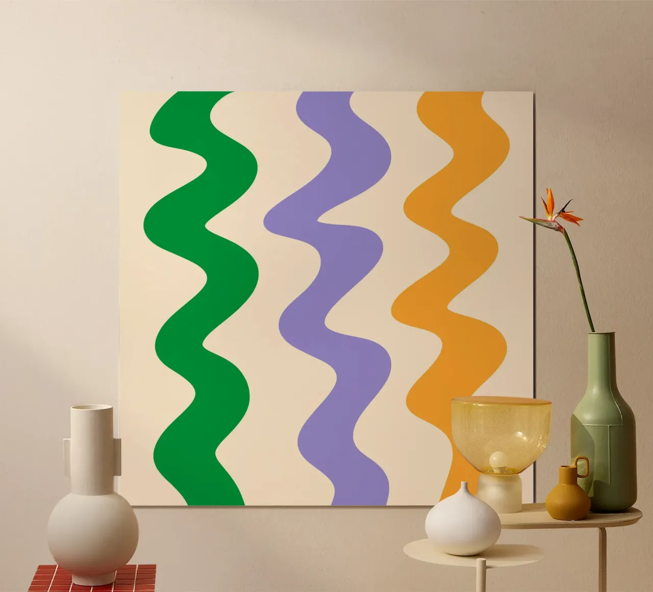 Squiggly lines poster by Wackapacka