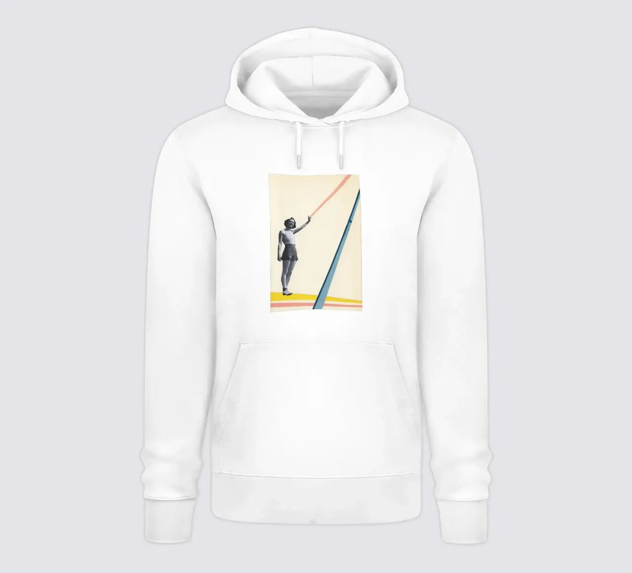 El poder de las chicas sudadera con capucha de Cassia Beck Collage