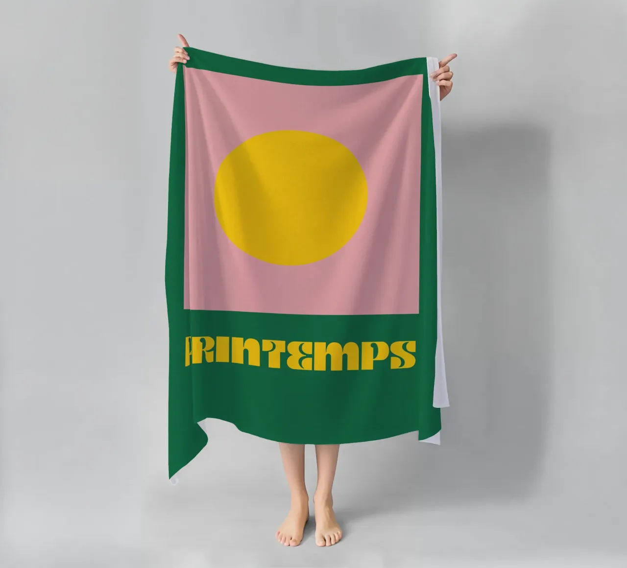 Lente #4 strandhanddoek van Blue Sweet Blue