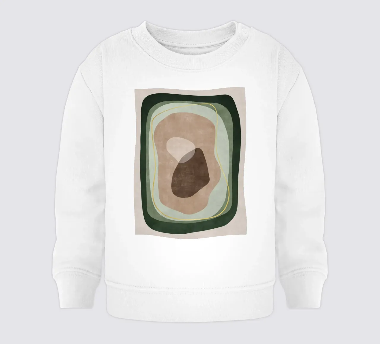 Green Harmony No 2 felpa neonato da treechild