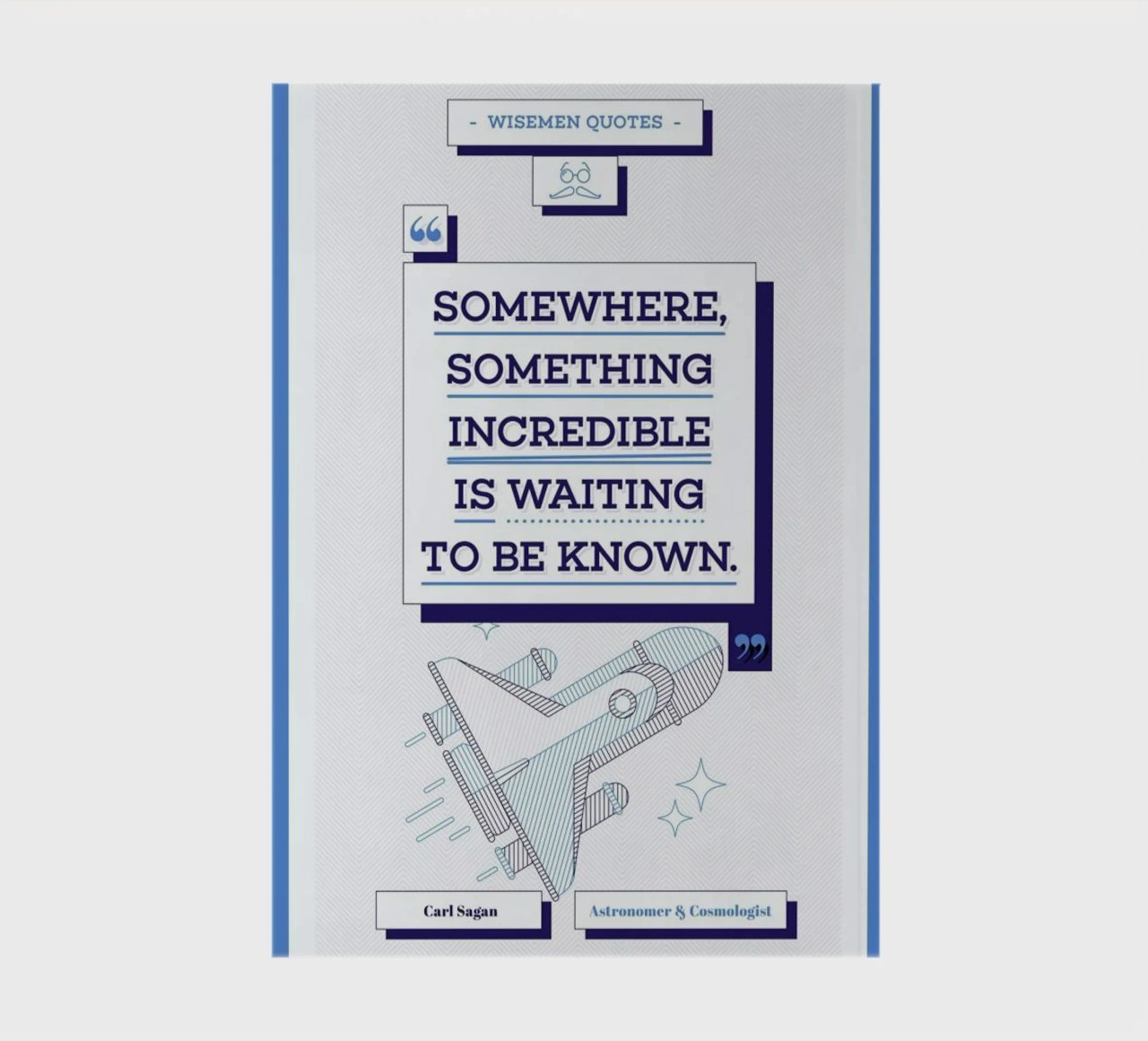 Carl Sagan notebook by Aycan Elijah Yilmaz