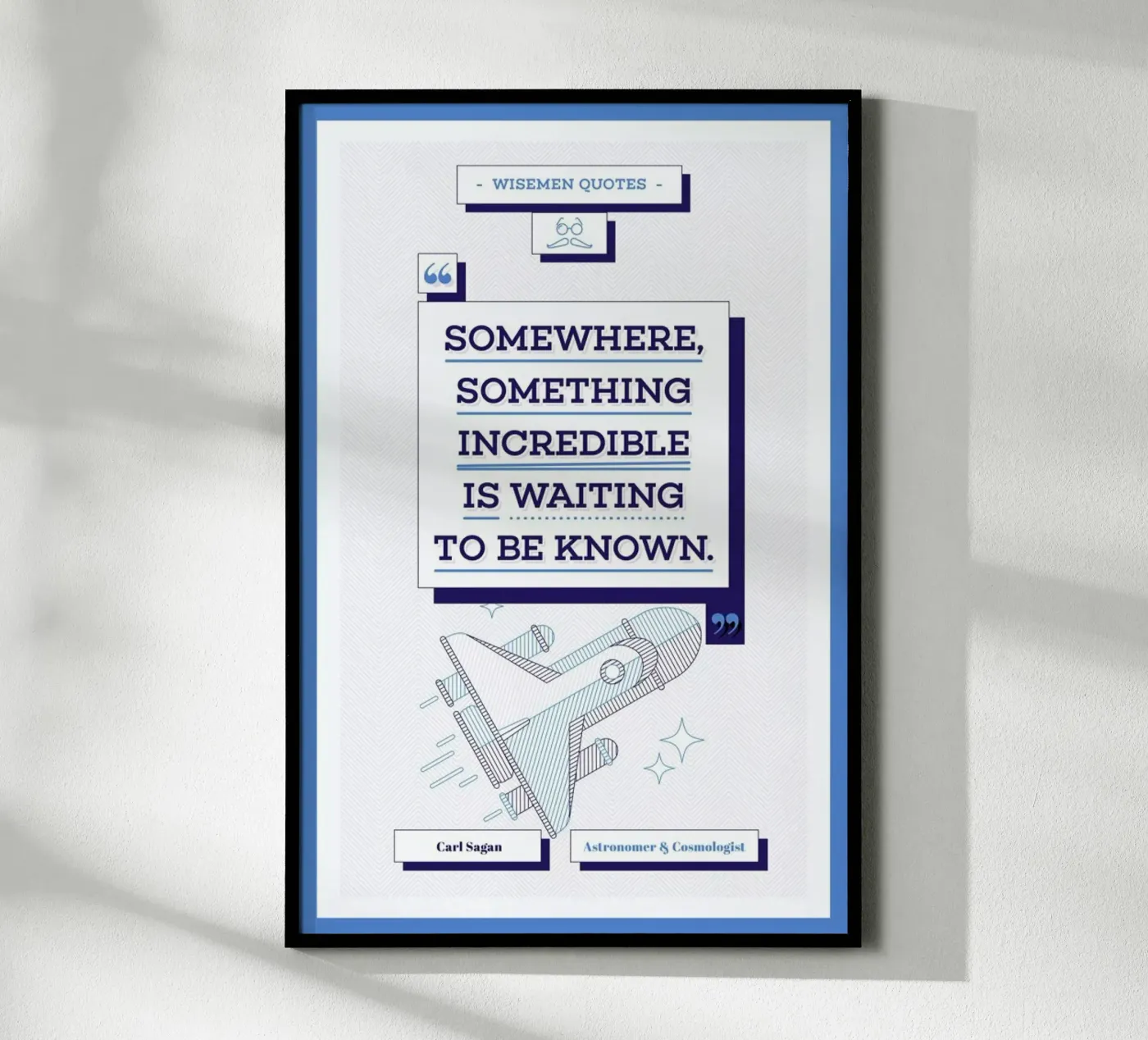 Carl Sagan poster da Aycan Elijah Yilmaz