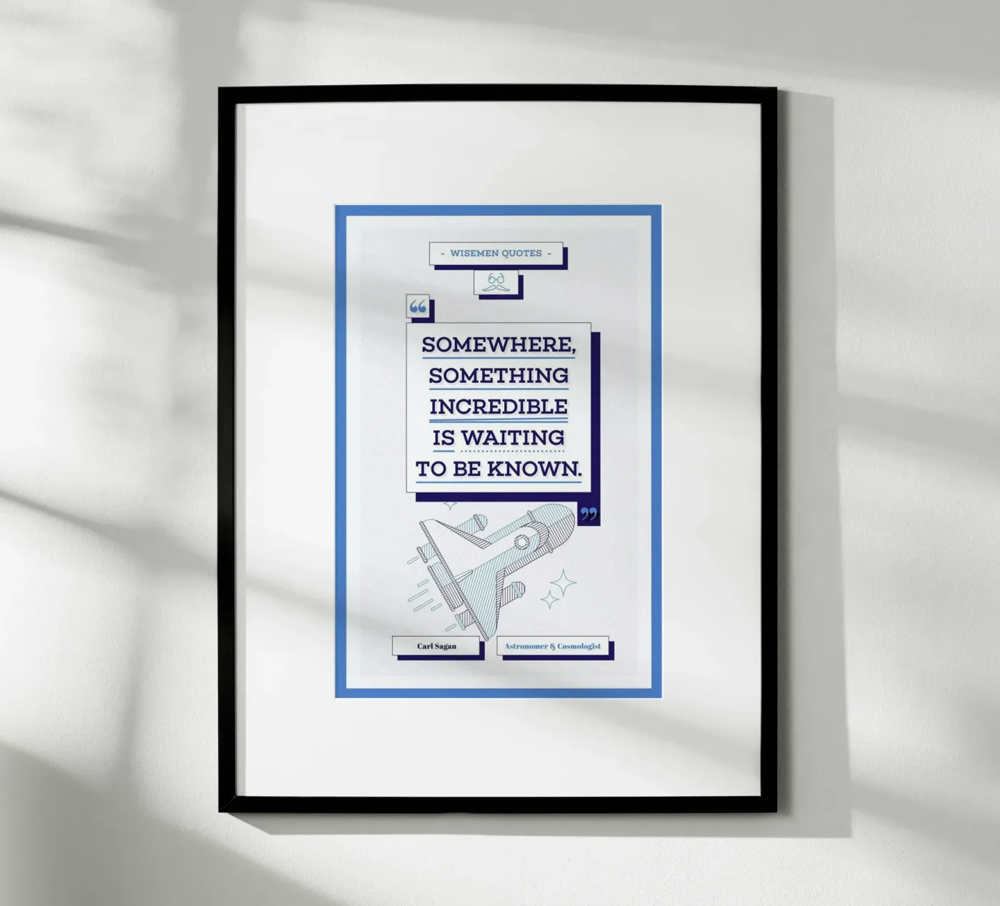 Carl Sagan poster da Aycan Elijah Yilmaz