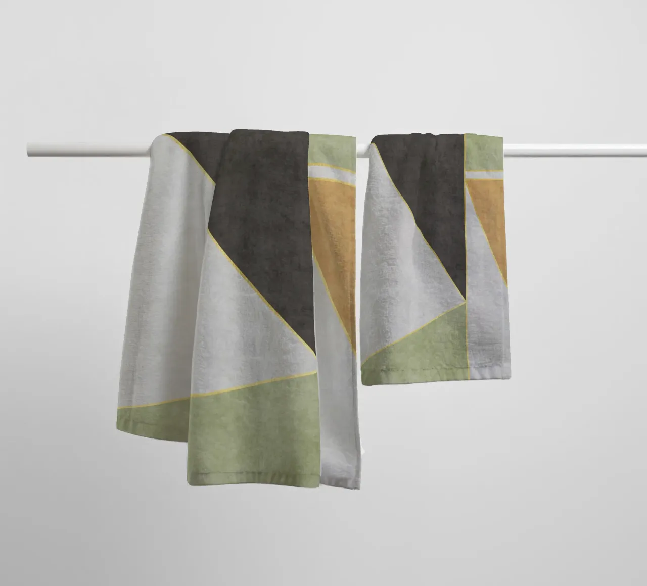 Green Harmony No 3 asciugamano da bagno da treechild