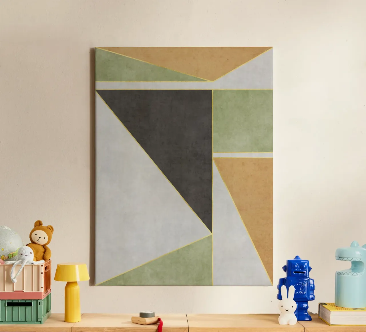 Green Harmony No 3 canvas by treechild
