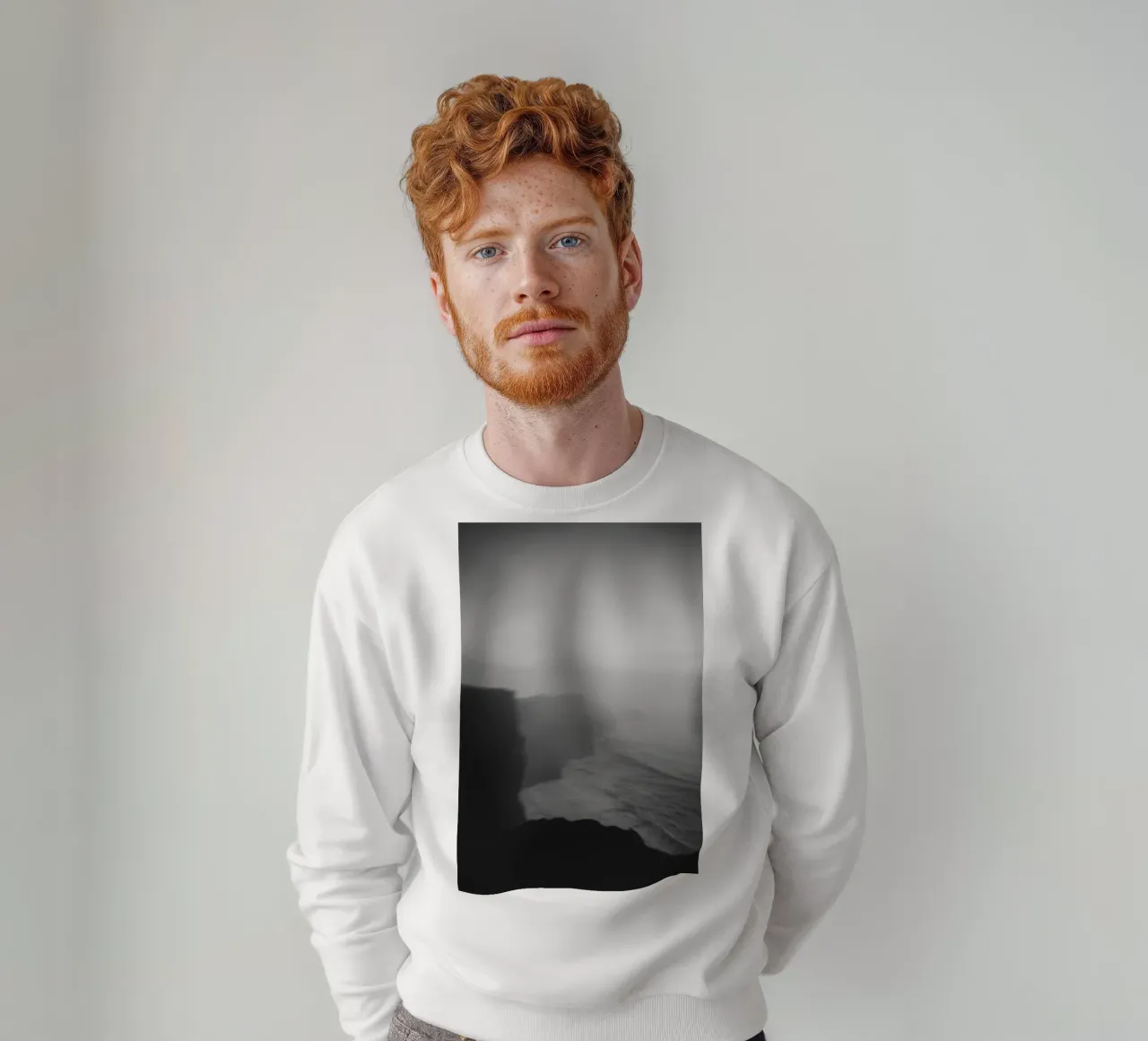 Cliffs of Moher, Irland, schwarz weiß am Abend, Hochformat felpa da Stina Freytag