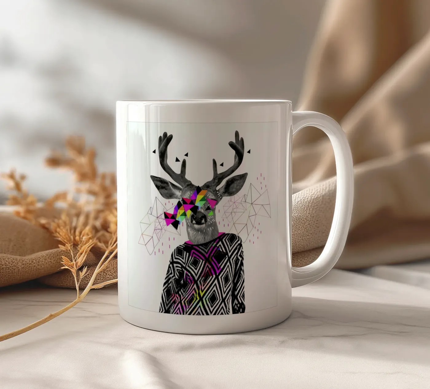WWWW ceramic mug by Kris Tate