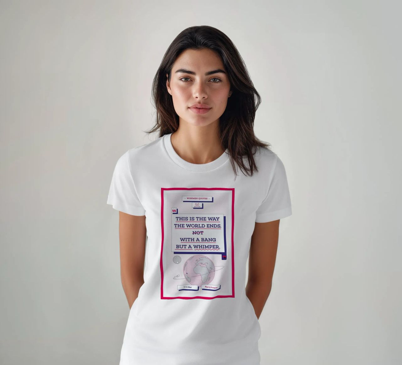 T. S. Eliot t-shirt da Aycan Elijah Yilmaz